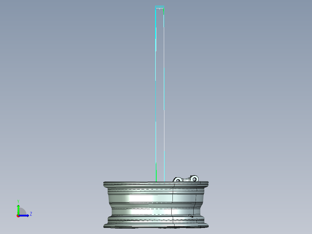 57缸径盘式制动器卡钳总成 1135712左视图