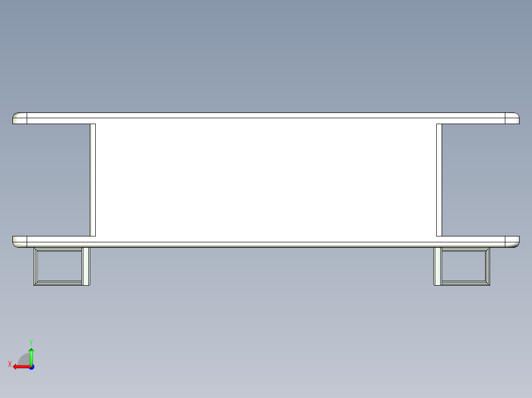 B3004370-木质电视支架后视图