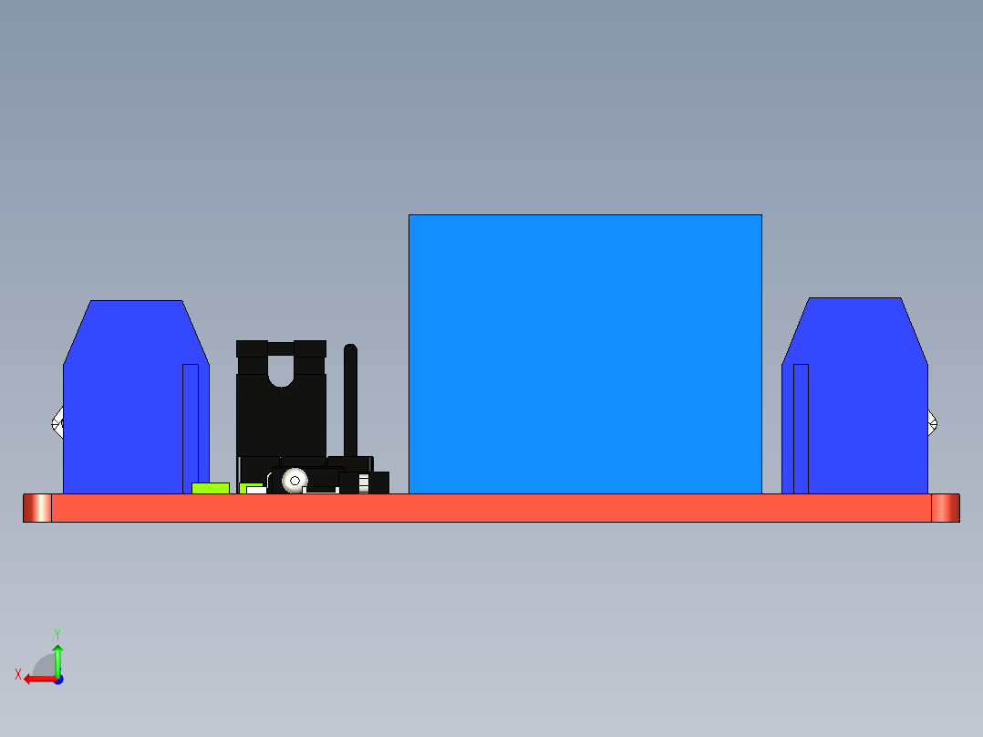 hw 803 5v直流继电器模块11后视图