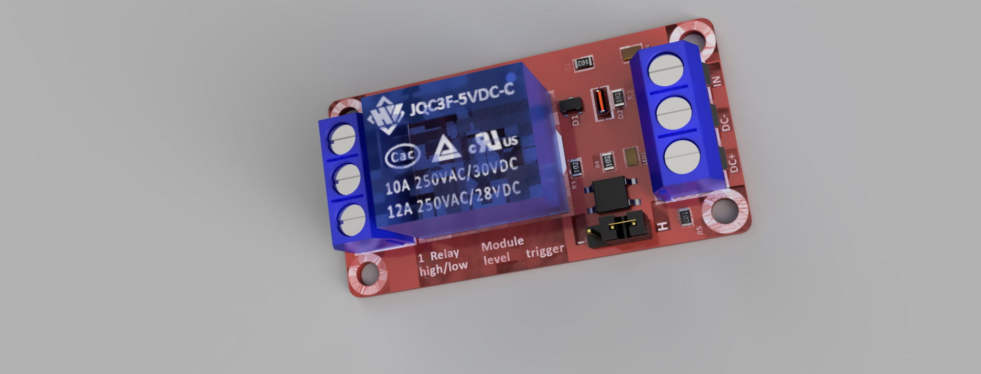 hw 803 5v直流继电器模块11