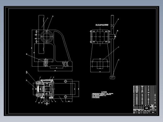 JX0906-刀杆式手动压机设计078105323  涂杰