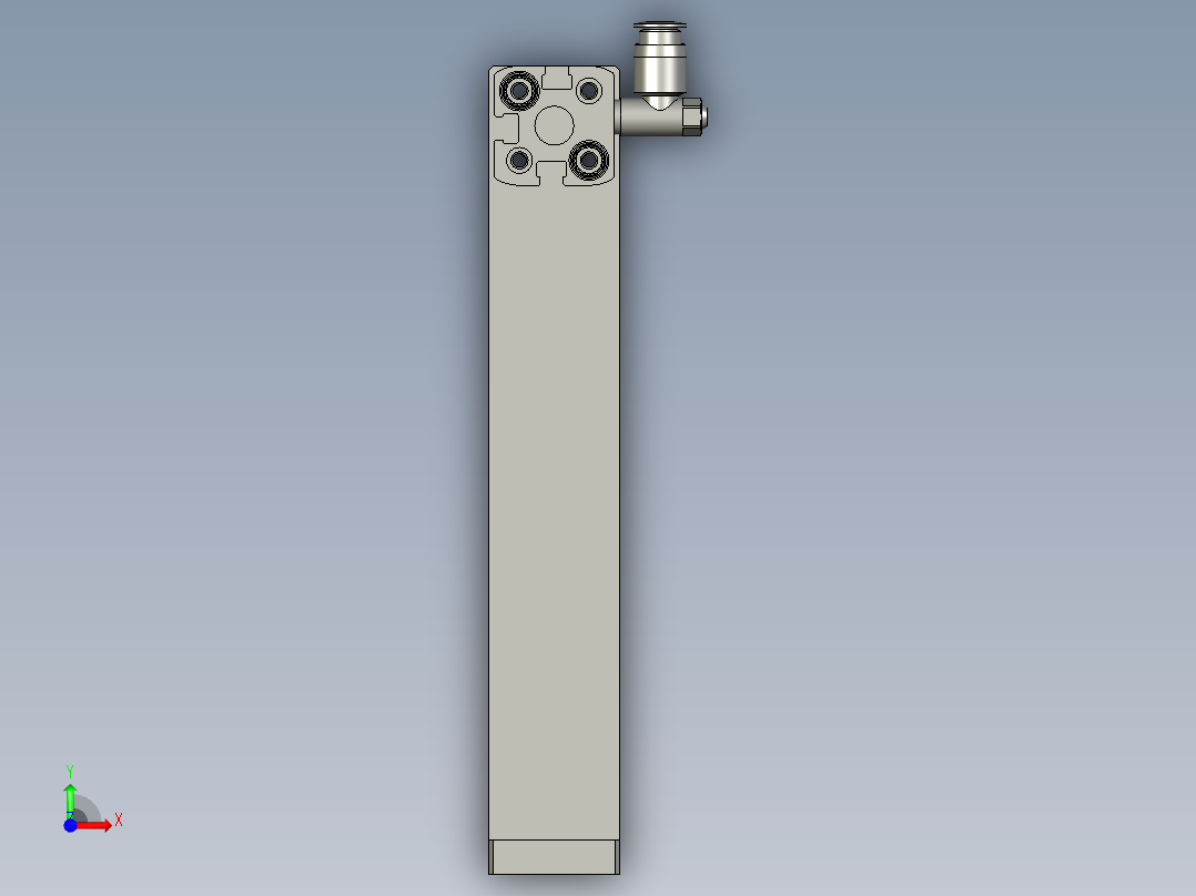 1937-OP30-2-X向解锁机构前视图