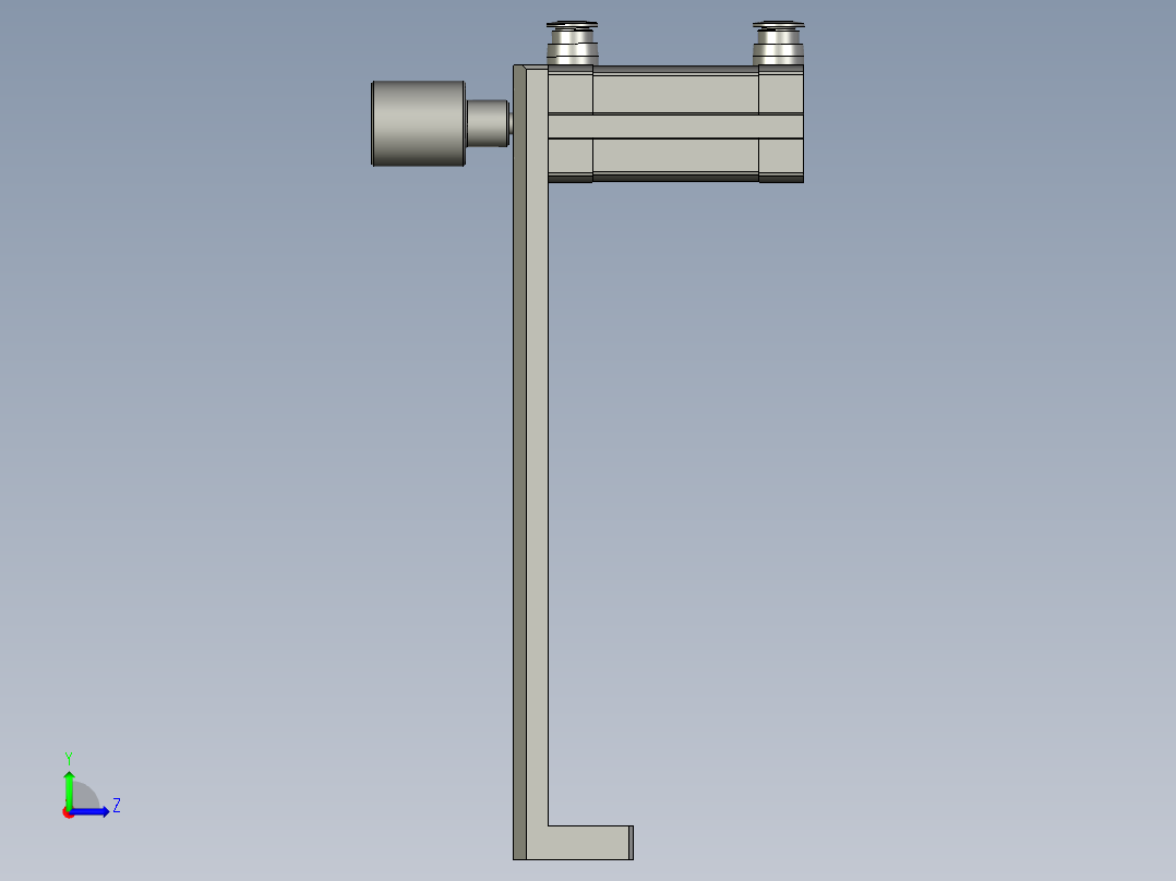 1937-OP30-2-X向解锁机构左视图