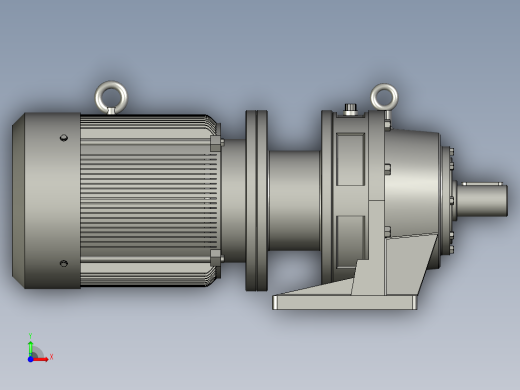 BWD型(单级)摆线针轮减速机_BWD1-35-075W前视缩略图