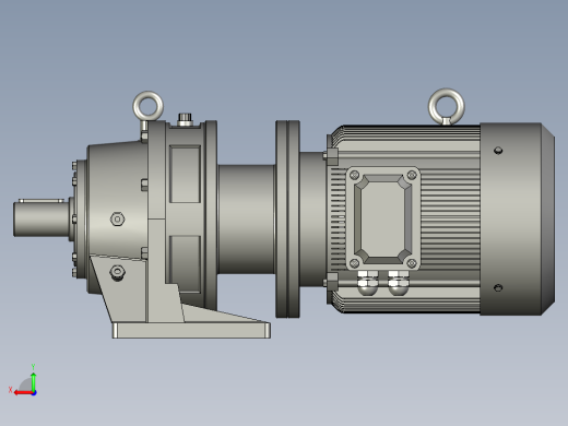 BWD型(单级)摆线针轮减速机_BWD1-35-075W后视缩略图