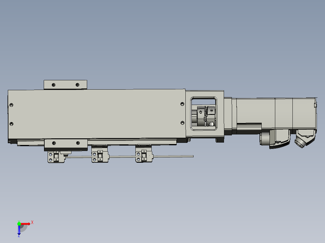 上银模组KK60-200组件-2022082401俯视图