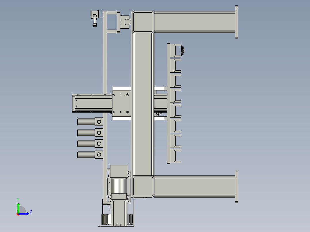 XMGSJSL-A3-001搬运组件左视图