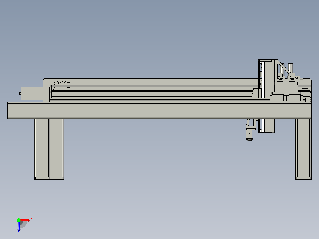 XMGSJSL-A3-001搬运组件俯视图