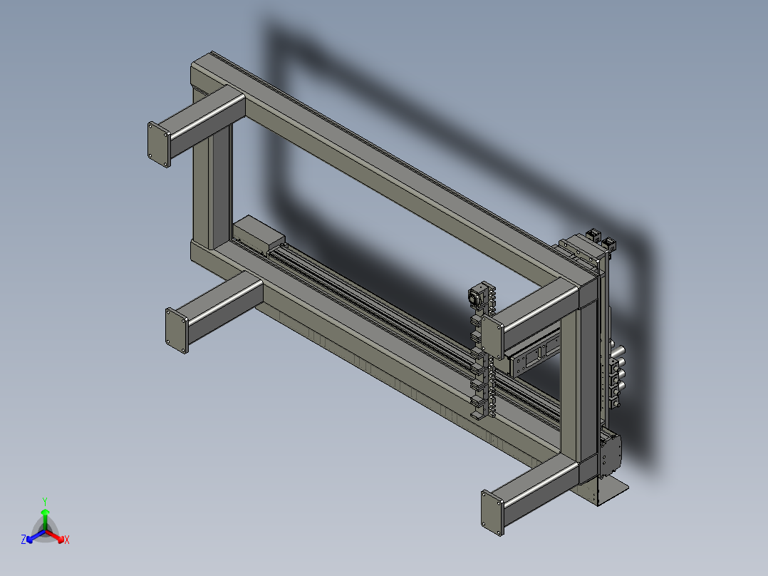 XMGSJSL-A3-001搬运组件正等轴测图