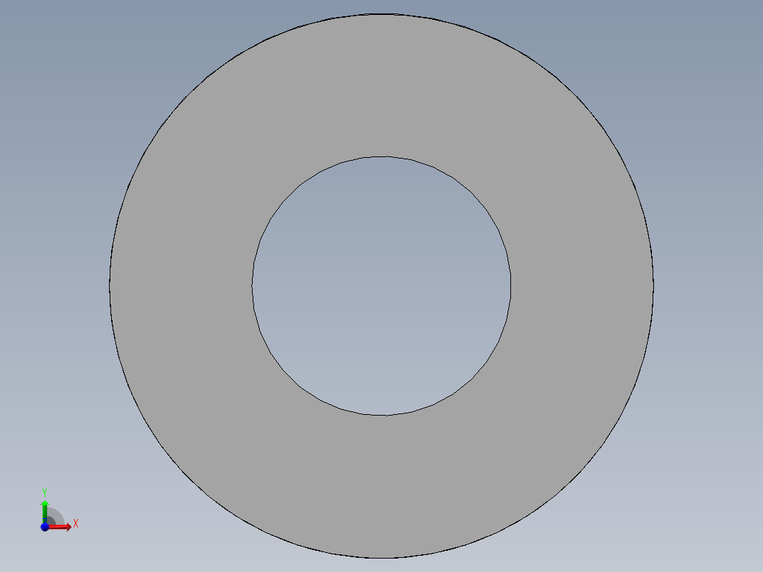 压力表接头前视图