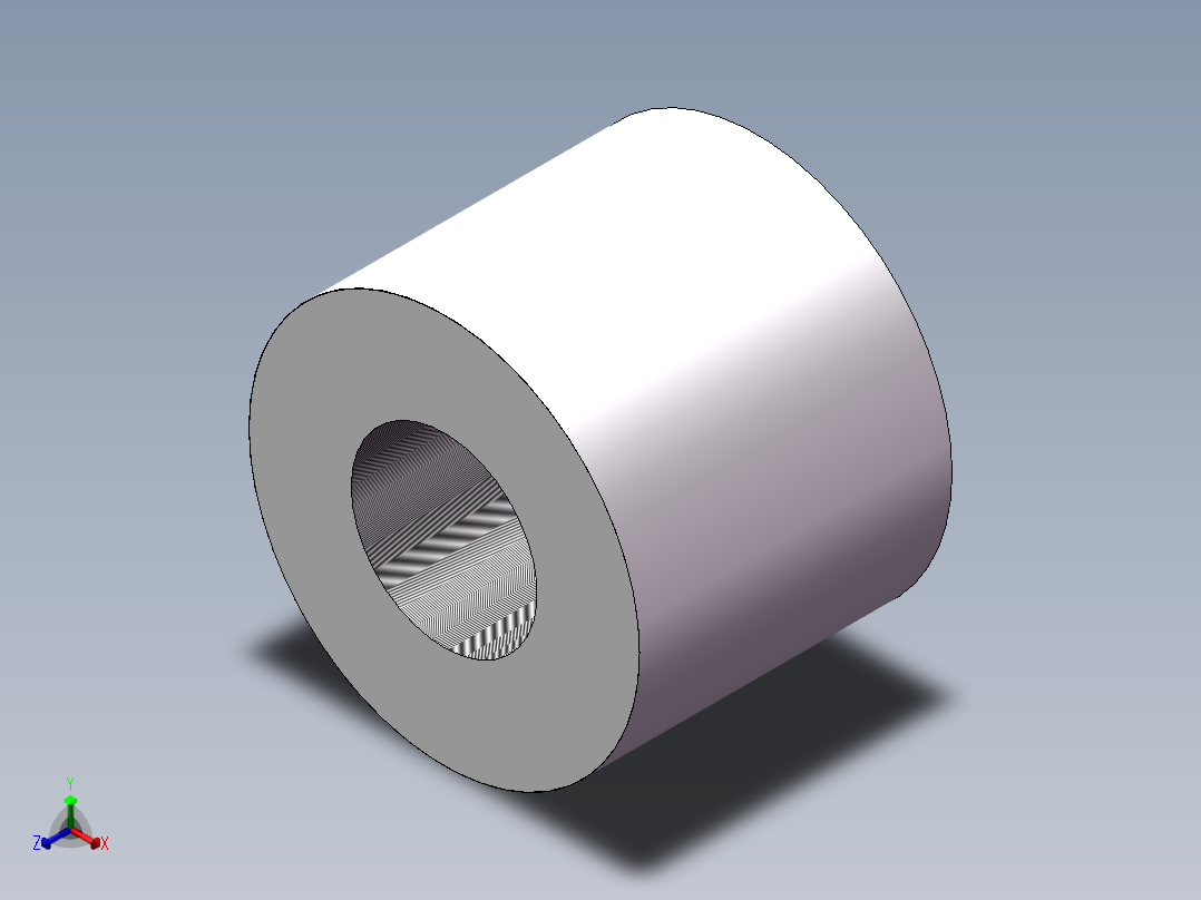 压力表接头正等轴测图