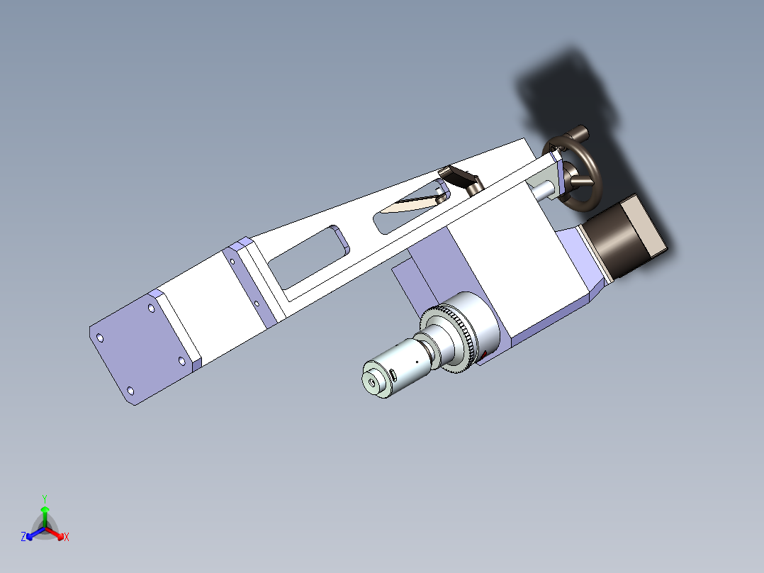 薄铁片自动化铆接专机设计主视图