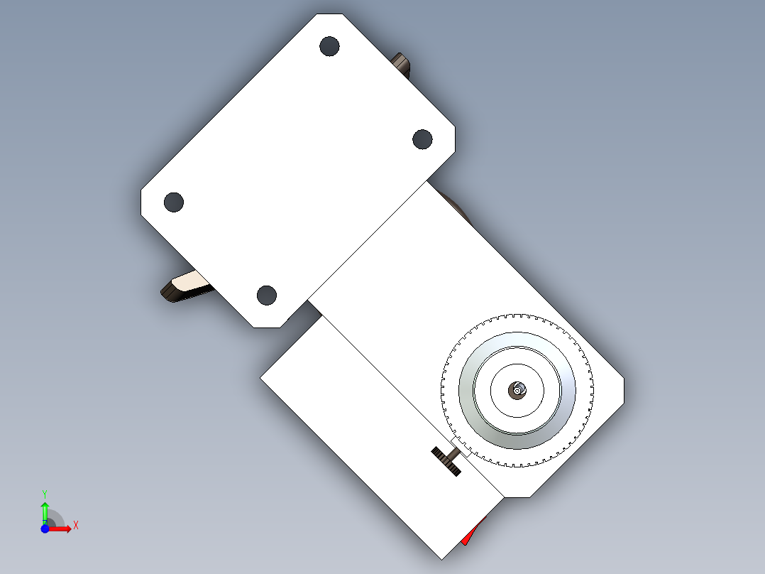 薄铁片自动化铆接专机设计前视图