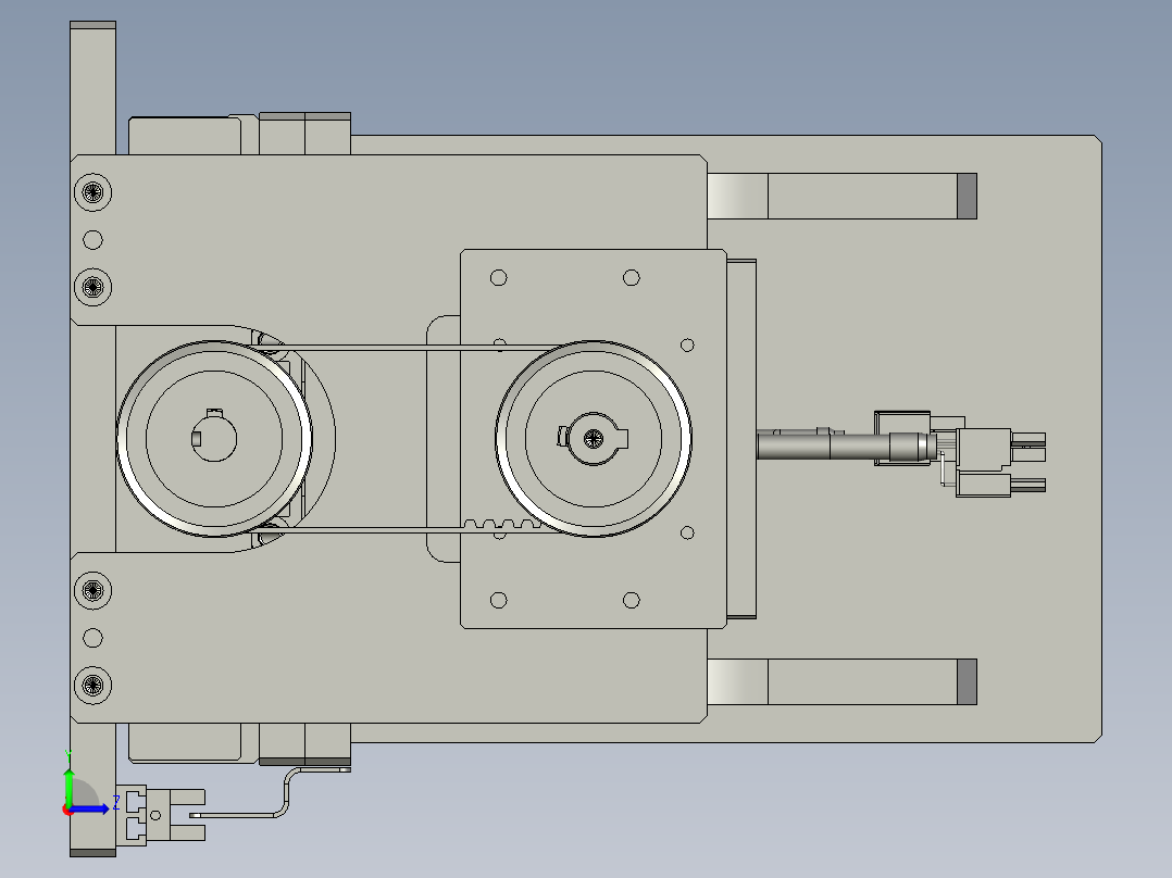 TTK2V10-06-00升降机构左视图