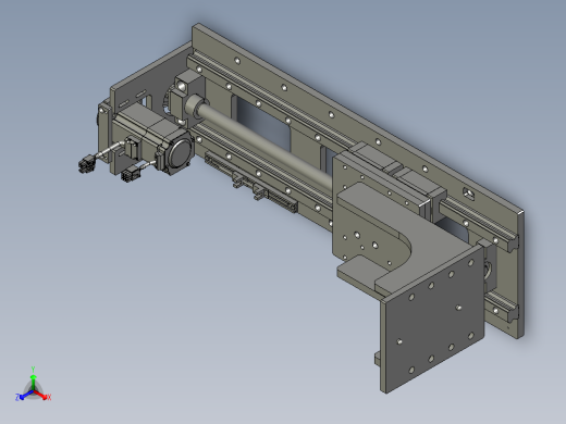 TTK2V10-06-00升降机构正等轴测缩略图