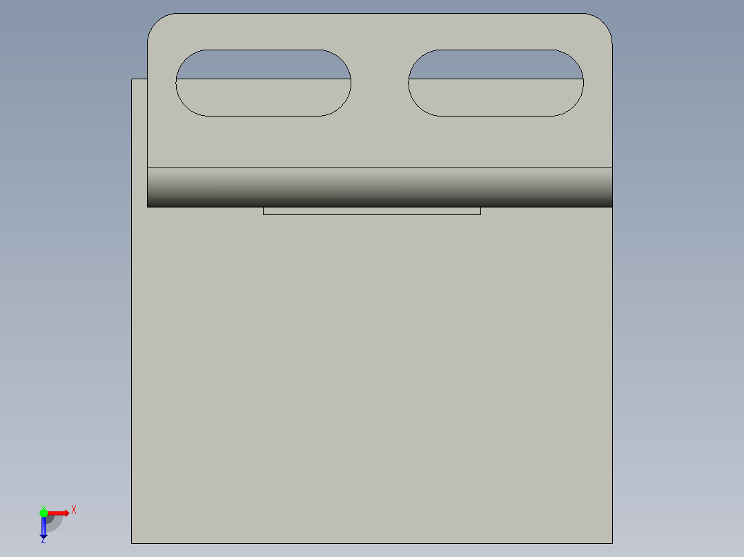 安全门开关组件SPK-D11俯视图