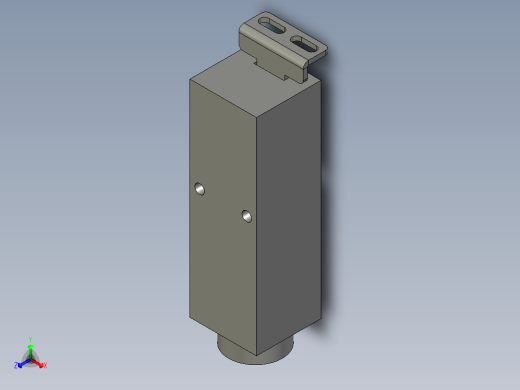 安全门开关组件SPK-D11正等轴测缩略图