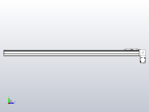 机器人皮带驱动直线轴TPA-GCB-50-P42-L950-RP-M10-N3左视缩略图