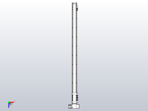 机器人皮带驱动直线轴TPA-GCB-50-P42-L950-RP-M10-N3俯视缩略图