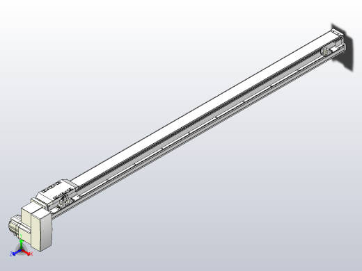 机器人皮带驱动直线轴TPA-GCB-50-P42-L950-RP-M10-N3正等轴测缩略图