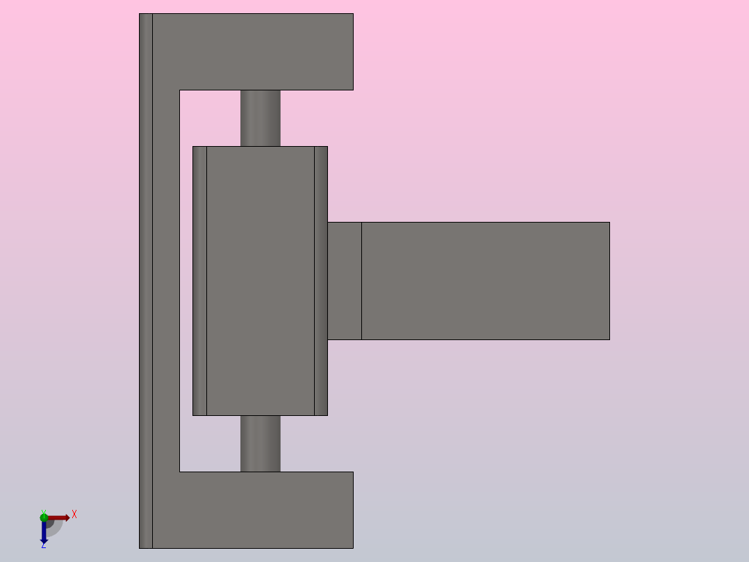 MSZ系列[MSZ-03]铰链，合页俯视图