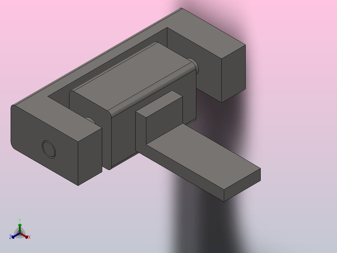 MSZ系列[MSZ-03]铰链，合页正等轴测图