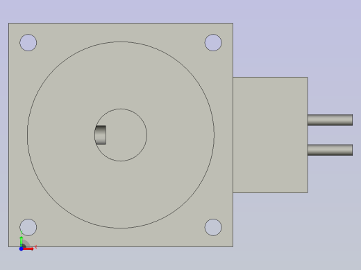 松下400W电机前视缩略图