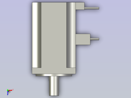 松下400W电机俯视缩略图