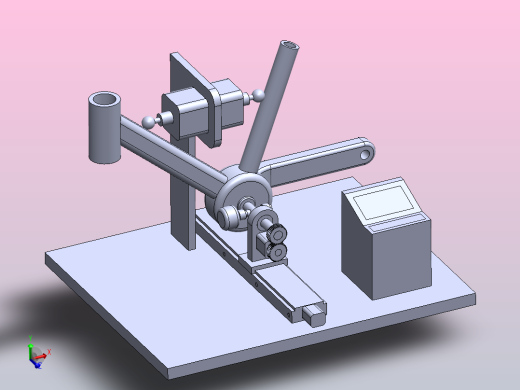 车架的结构强度测试试验台系统架