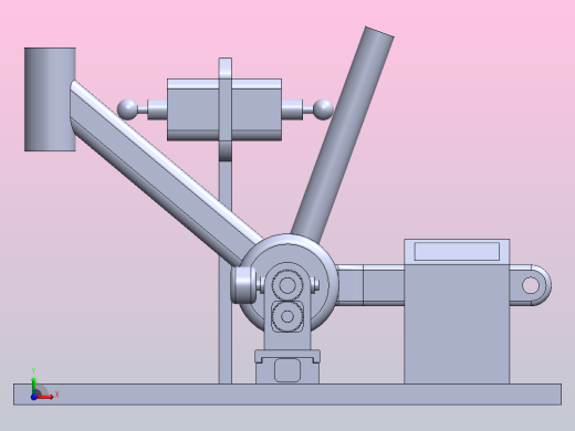 车架的结构强度测试试验台系统架前视缩略图