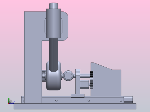 车架的结构强度测试试验台系统架左视缩略图