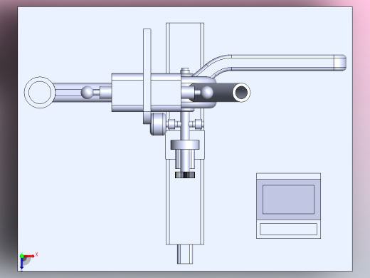 车架的结构强度测试试验台系统架俯视缩略图