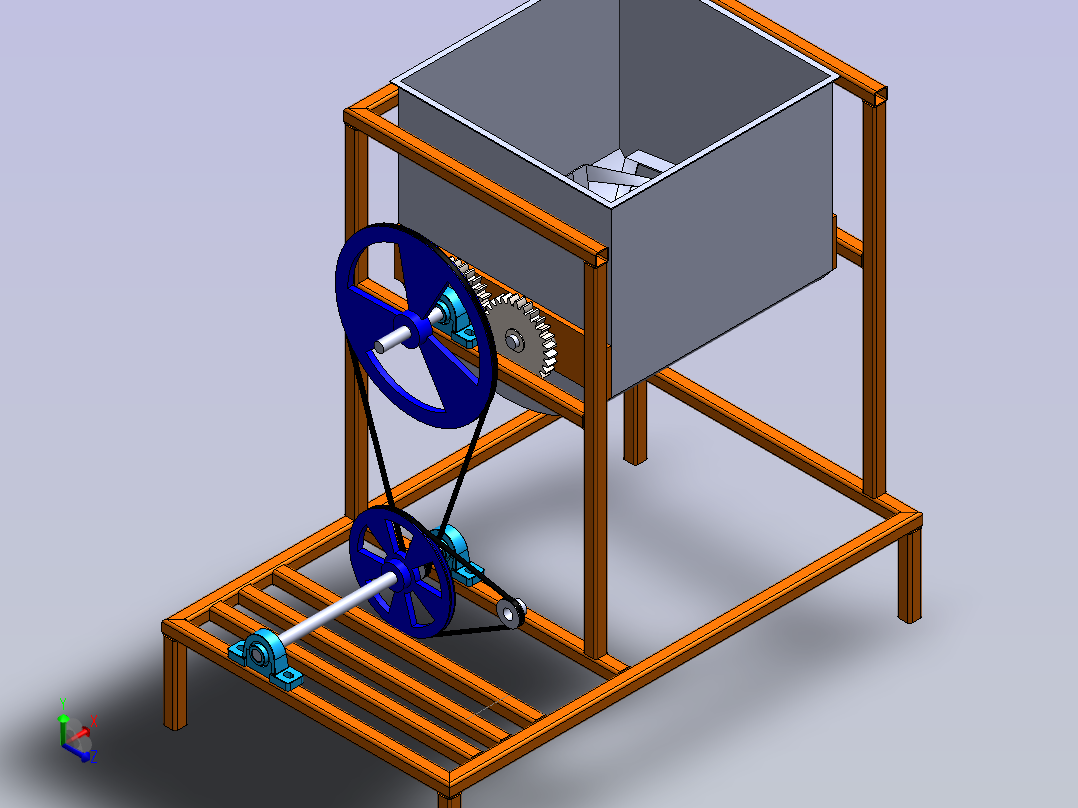 面包面团机 sw21主视图