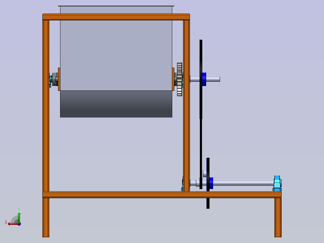 面包面团机 sw21后视图