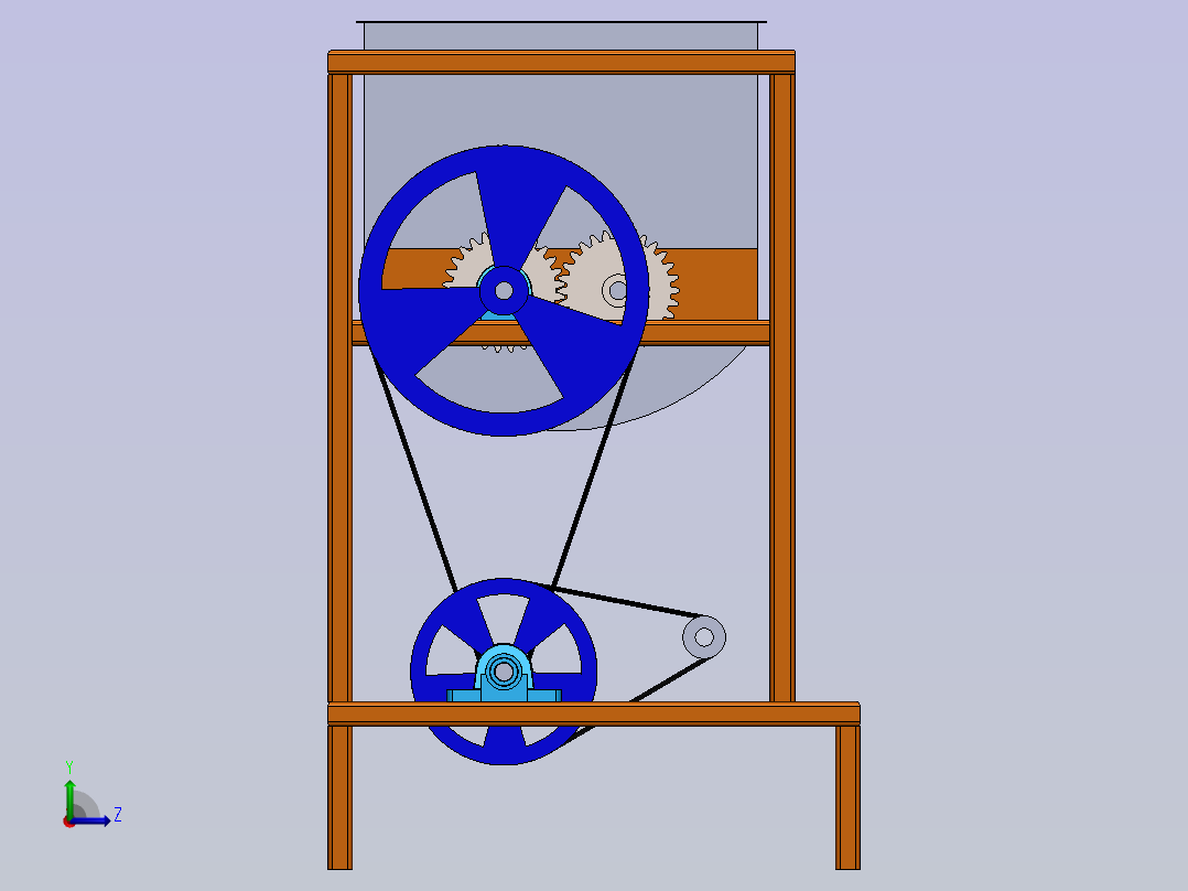 面包面团机 sw21左视图