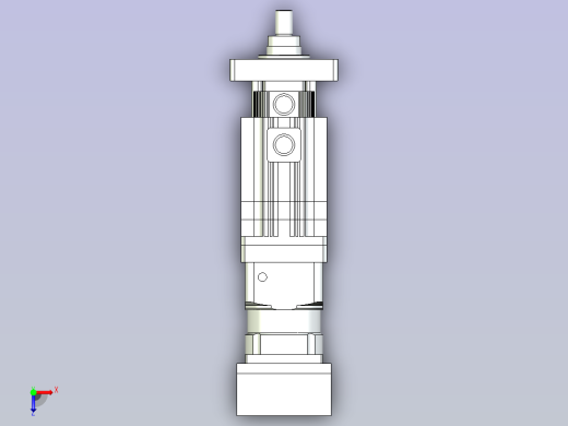 折返式HH75电动缸[HH75-S150-M1-C1]俯视缩略图