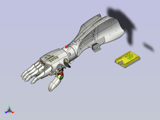 一种仿生假手(假肢)3D设计建模图纸