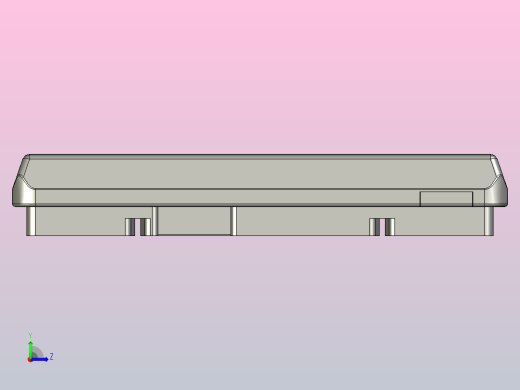 TP1A-160X320-T5-C1钢制承载板托盘左视缩略图