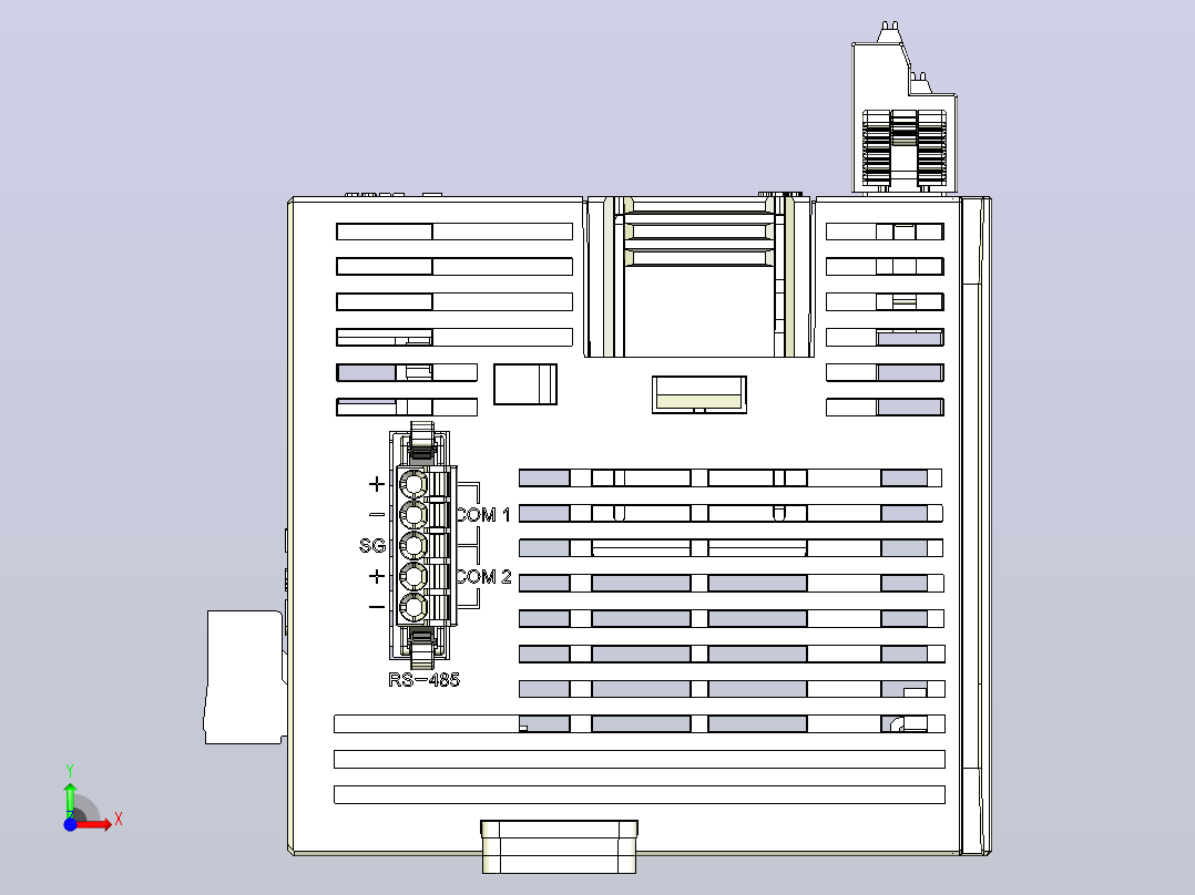 PLC Delta AS320T_P-B前视图