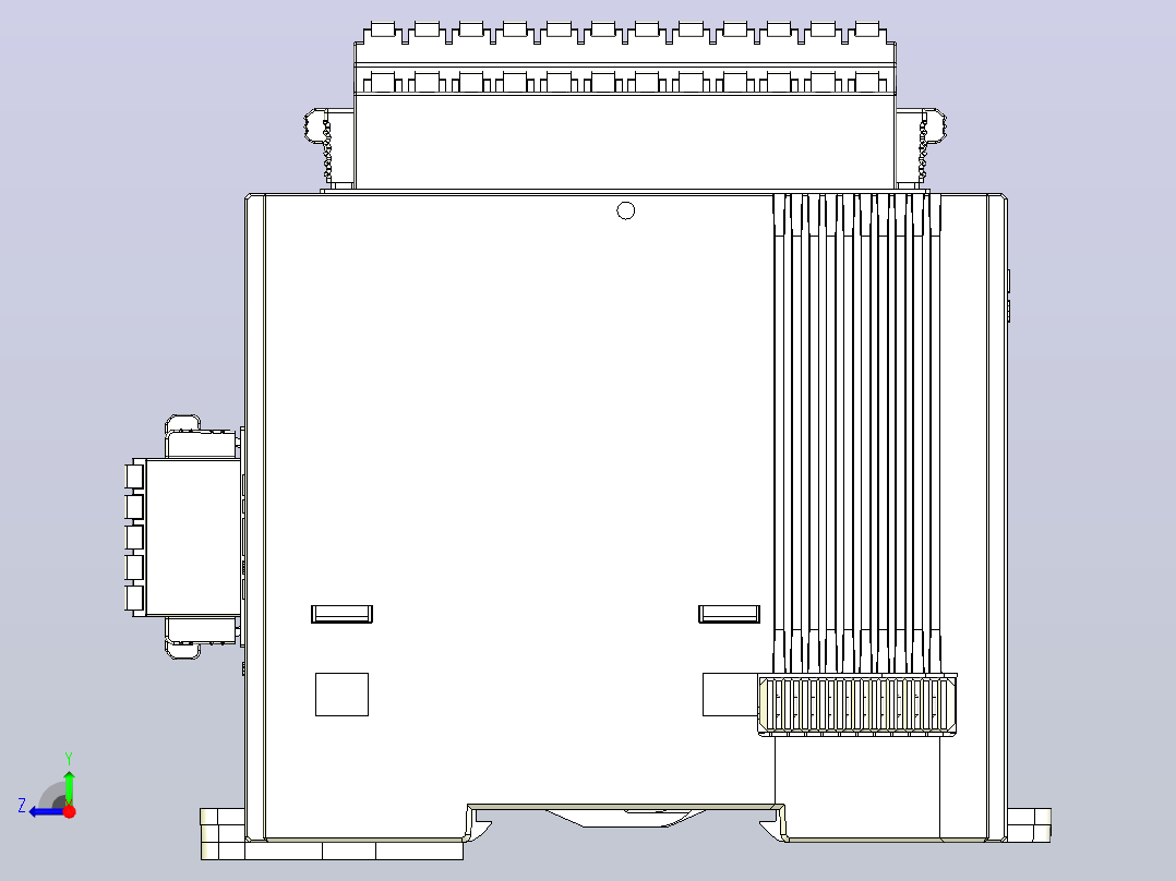 PLC Delta AS320T_P-B右视图