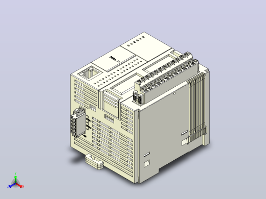 PLC Delta AS320T_P-B正等轴测缩略图