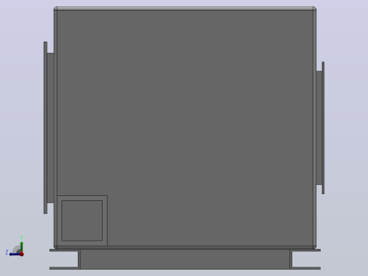 BF系列(卧式)节能型低噪声风机箱[BF250-1]前视缩略图