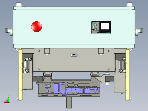6片背胶一道贴附治具3D图纸 x_t step格式后视缩略图