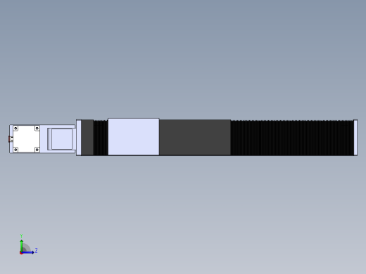 直线模组DMBF170-LUCR（电机左上折）[DMBF170-L45S500-DT750-A2U-RBCR]左视缩略图