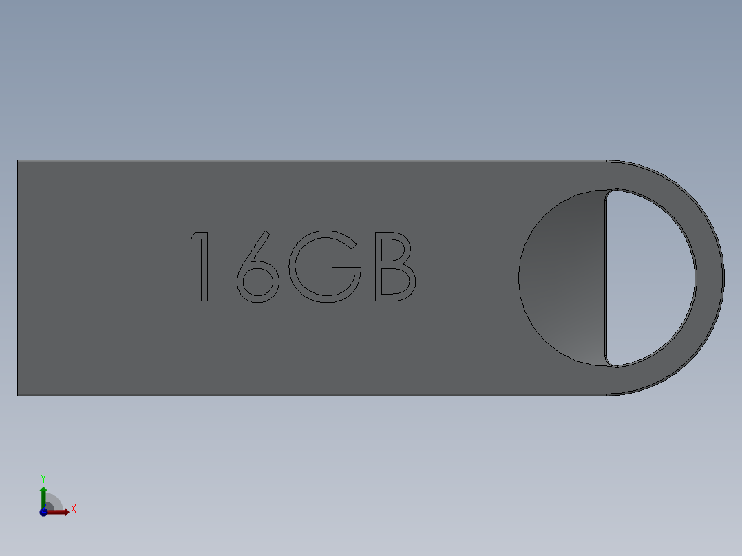 U盘 - 副本前视图