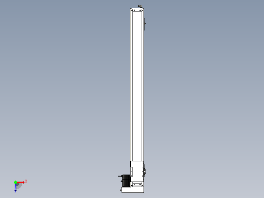 Toyo东佑达直线模组-ECH10-1200-BR-200W俯视缩略图