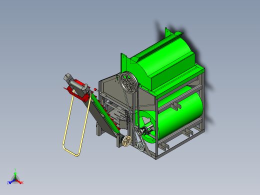 花生摘果机（全参数化设计）