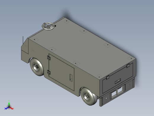 类似汽车底盘AGV小车正等轴测缩略图