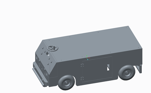 类似汽车底盘AGV小车