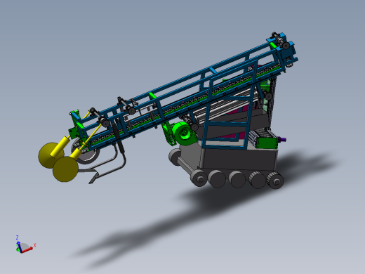地面作物采摘机